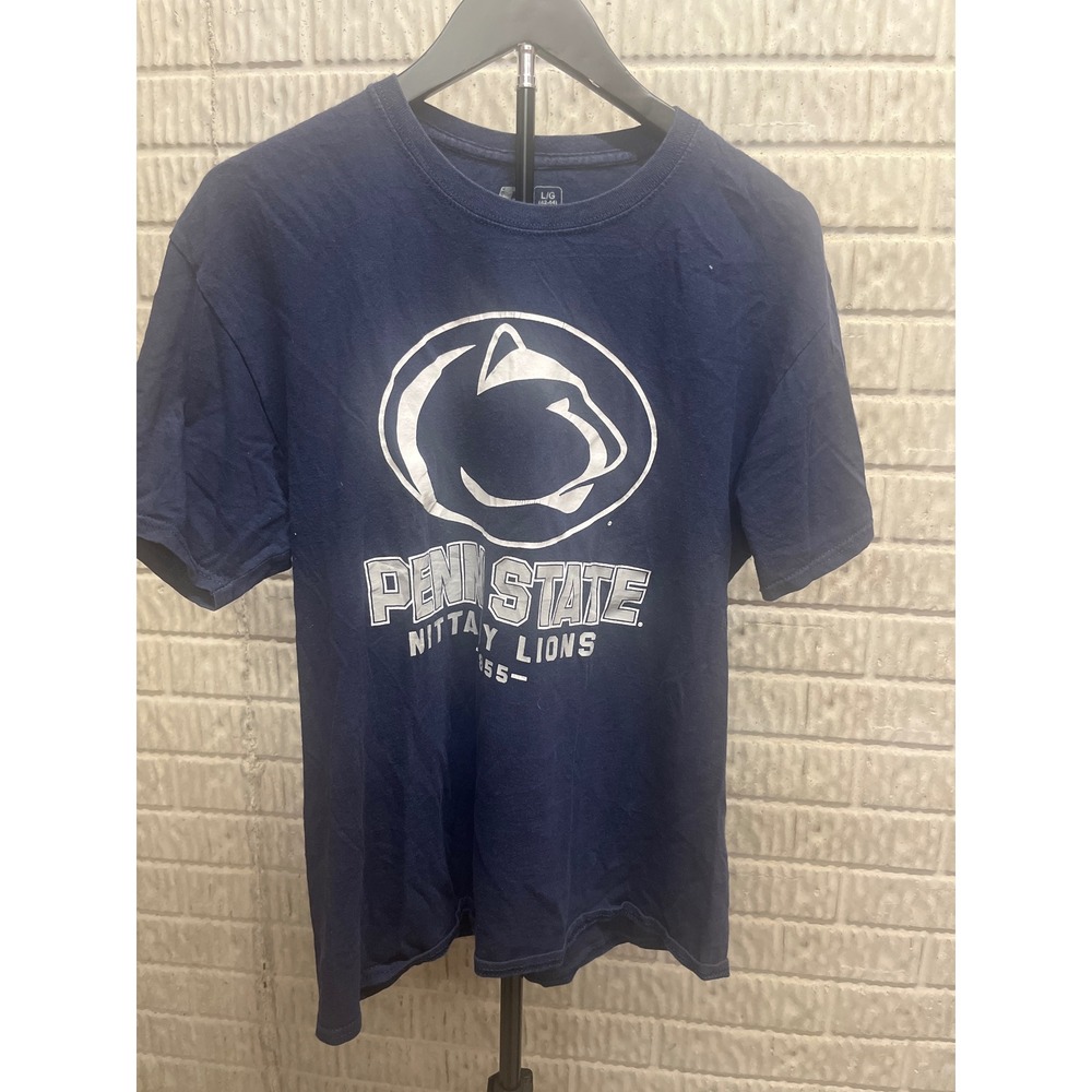Russell Athletic Penn State Nittany Lions Navy Blue Graphic T-Shirt Mens Large
